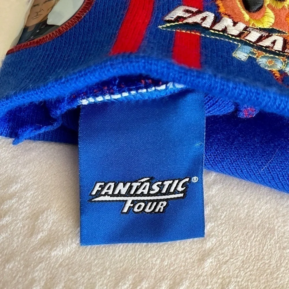 NWOT, FANTASTIC FOUR & NINTENDO, BOYS SOCK HATS. ONE SIZE.
